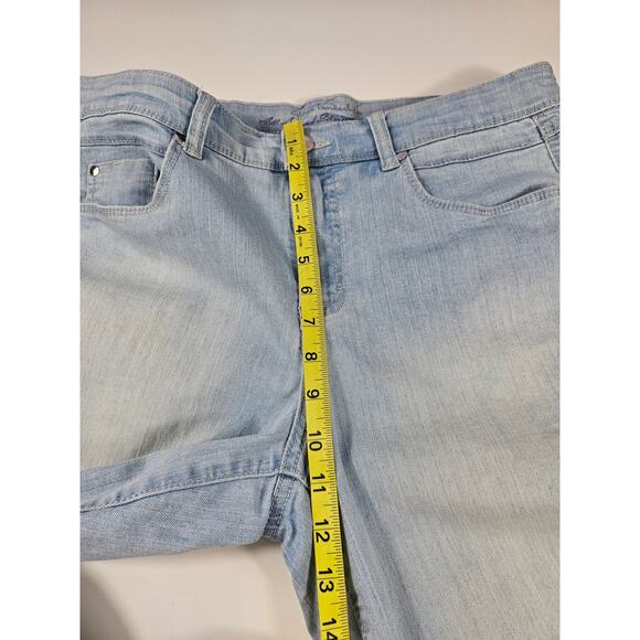 Gloria Vanderbilt all around slimming effect size 10 capris EGYPTIAN cotton ^ - Picture 5 of 7